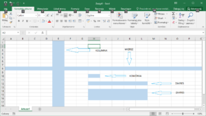 Kurs Excel Podstawy - Budowa arkusza - kolumna, wiersz, zakres, komórka