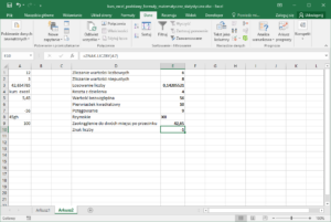 Kurs Excel podstawy - Funkcje matematyczne Excel i statystyczne
