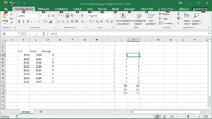 Kurs Excel Podstawy - przeciąganie formuł. Tworzenie kolejnych liczb