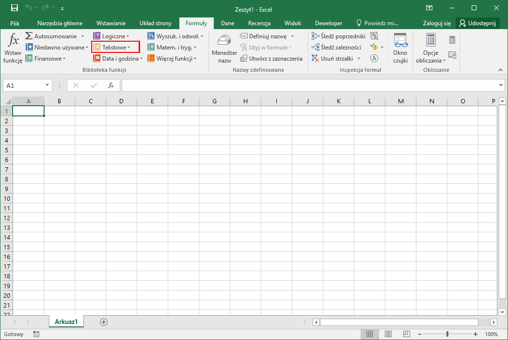 Kurs Excel Podstawy - formuły w Excel